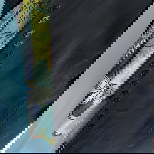 Παλτό Uterque από φυσικό nubuck δέρμα, σαν καινούργιο, μέγεθος L/XL