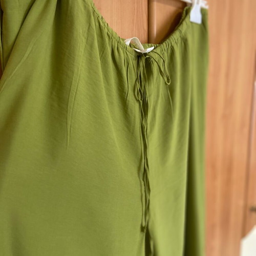 H&M wide-leg pants new, green, size XL