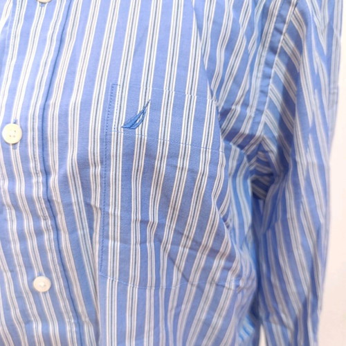 Nautica Men's Shirt Medium Like New, 100% Cotton