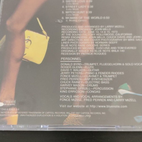 Donald Byrd Street Lady CD like new, jazz