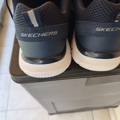 Skechers Lite Weight νούμερο 44 καινούργια αθλητικά παπούτσια με memory foam άσπρο μπλε
