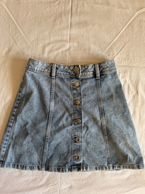 Φούστα denim H&M μπλε σαν καινούργιο, μέγεθος XS