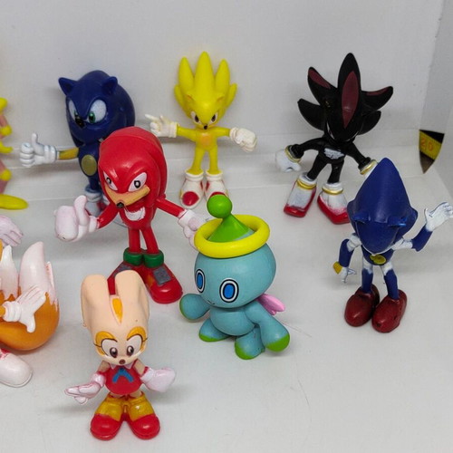 Sonic action figures set like new, collection of 12 characters