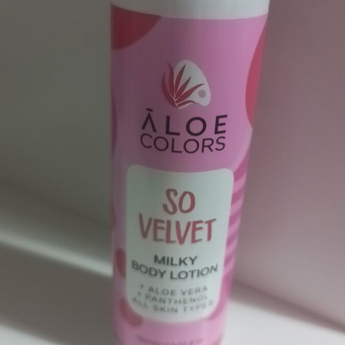 New Aloe Colors So Velvet Milky Body Lotion
