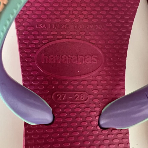 Havaianas flip flops for girls, size 29-30 EU