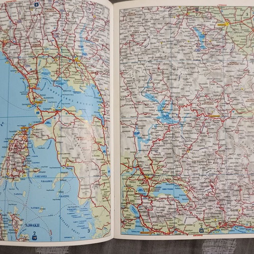 Greece Road and Tourist Maps new, detailed edition