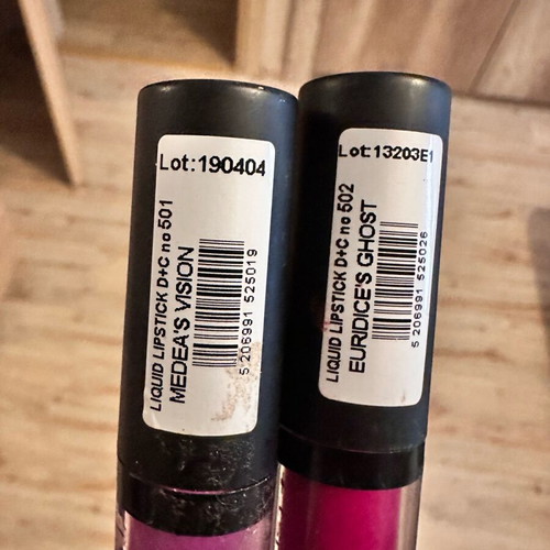 Matte Liquid Lipstick from dust and cream like new, 2 pieces