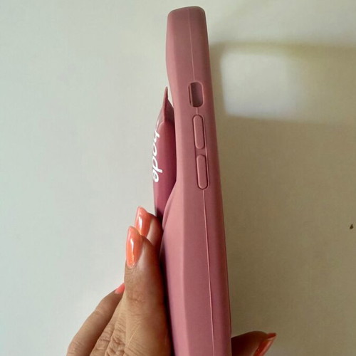iPhone 14 case with lipgloss, silicone