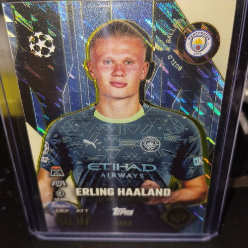 Erling Haaland Deadly Finishing Match Attax card new