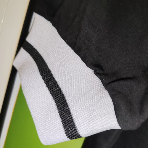 Short blouse v neck New Imperial black and white, size XL