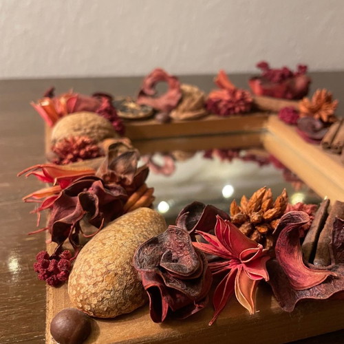 Handmade mirror 19x19 new