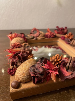 Handmade mirror 19x19 new