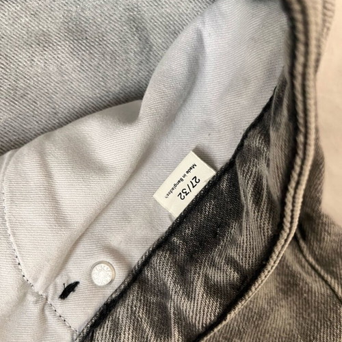 Monki low-rise grey denim jeans new