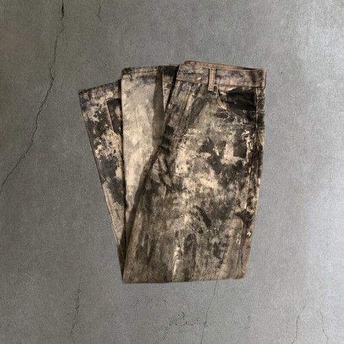 Acne Studios Trompe L’oeil Print pants new, multicolor, size M