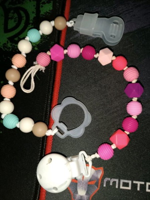 Handmade silicone pacifier clips and accessories new
