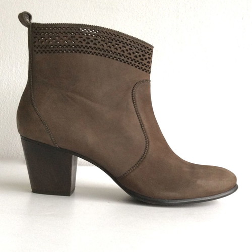 AERIN brown suede ankle boots used, size 39.5