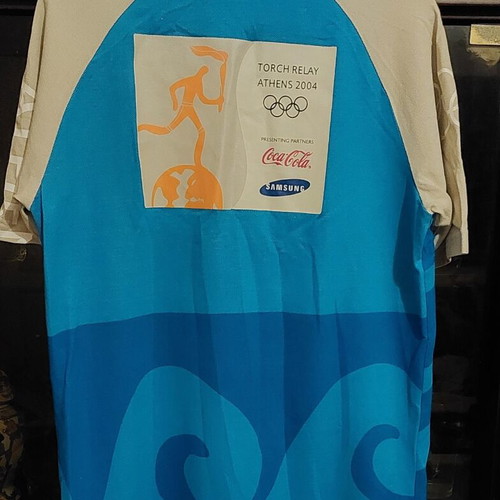 Olympic Police Torch Relay Collectible Shirt medium like new