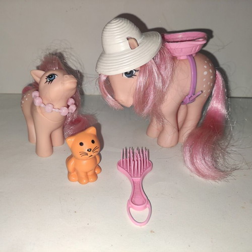 My Little Pony El Greco Rosalyn Mom, Baby and Accessories set, like new