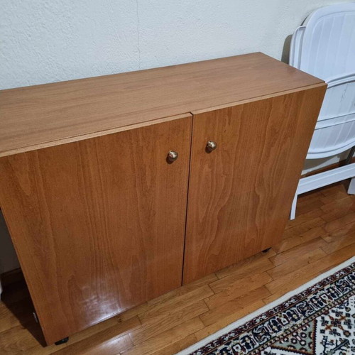 Rantso in cabinet furniture like new, single with mattress