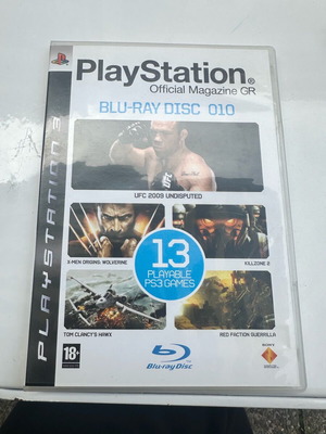 PlayStation Blu-ray Disc 010 like new, official PS3 magazine
