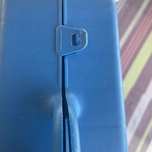 Hot Wheels plastic case for 60 cars, used, one clip broken