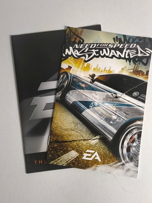 Need for Speed Most Wanted PS2 ръководство употребявано, английско издание