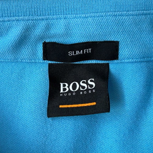 Boss Passenger Polo Shirt Bright Blue Slim XL like new