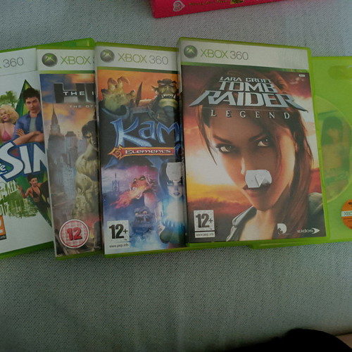 Xbox games used, all together