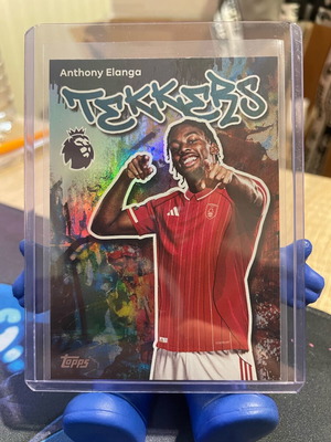 Topps Premier League Anthony Elanga Tekkers #252 Nottingham Forest 2025-26 like new