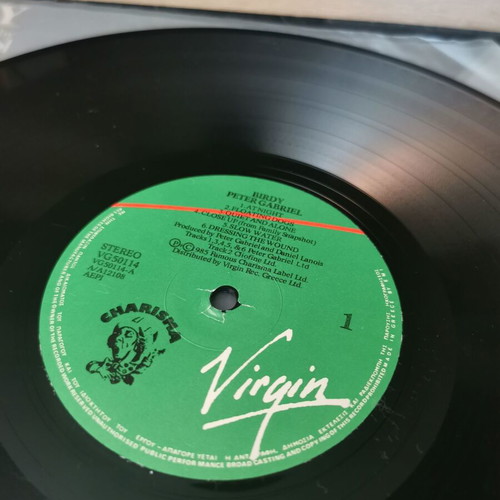 Birdy Soundtrack vinyl used, Peter Gabriel, Greek 1985 edition