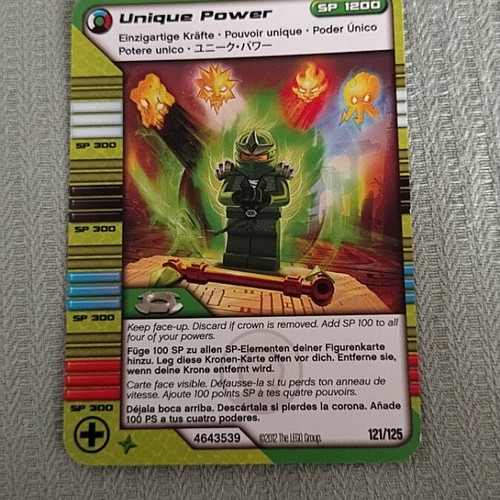 Lego Ninjago Unique Power card like new, authentic