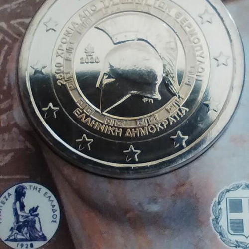 Greece 2€ Coincard 2020 Thermopylae New Commemorative Coin