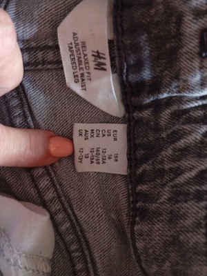 Τζιν παντελόνι για αγόρι H&M σαν καινούργιο 12-13 ετών