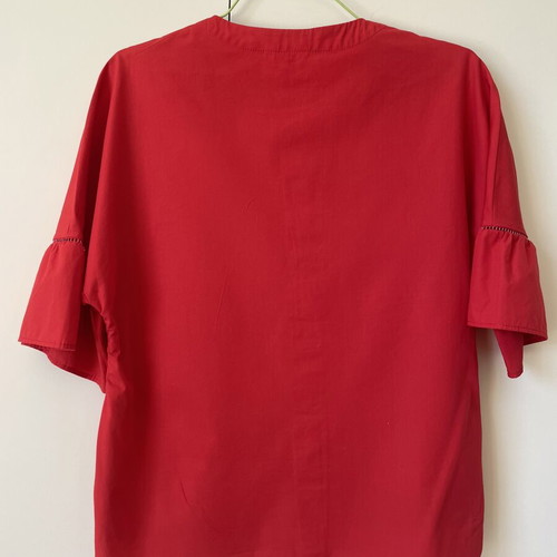 Koton summer blouse 100% cotton new, red, size S