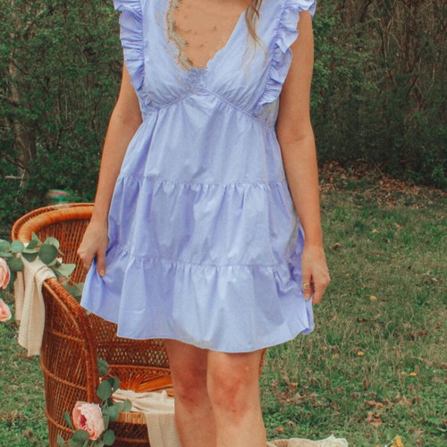 Ether midi summer dress like new, lilac, size S