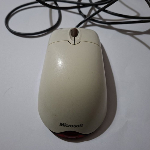 Microsoft Wheel Mouse Optical 1.1A used USB and PS/2 compatible