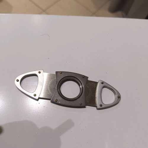 Metal cigar cutter unused