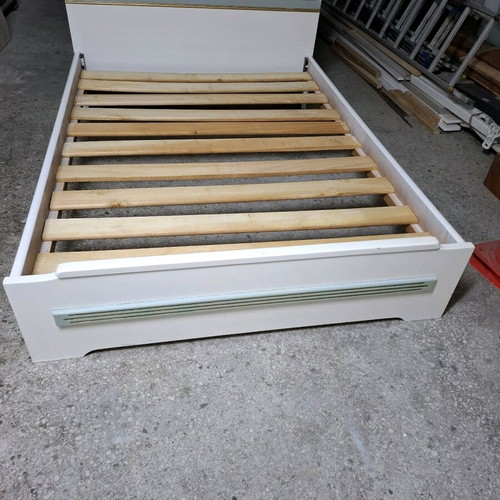 Double bed used with mattress 150x222 cm