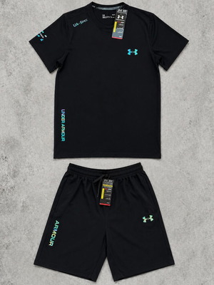 Σετ αθλητικά ρούχα Under Armour με ανακλαστικά, μαύρο, μέγεθος medium