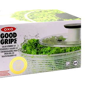 Στραγγιστήρι για σαλάτες OXO Good Grips Salad Spinner 4.0, Clear, 4.7L