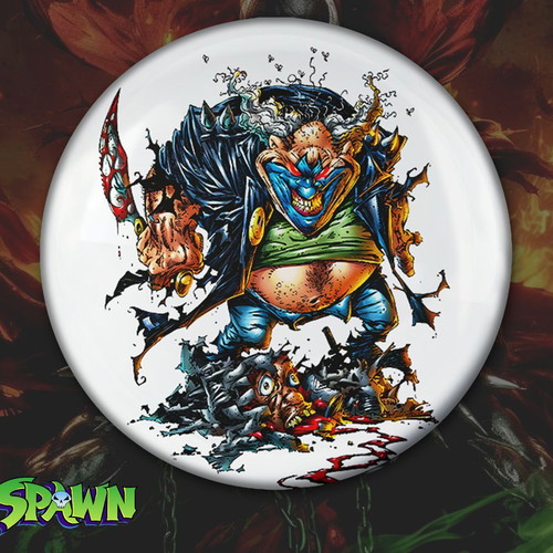 Spawn pin set of 7 different 3 cm badges new