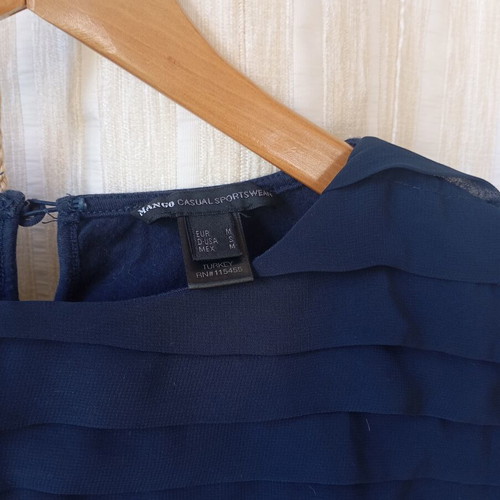 Mango office blouse like new, blue