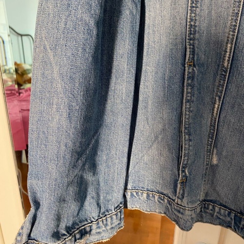 Zara denim jacket used, blue, size M