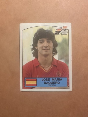 Panini Euro 88 Jose Maria Baquero sticker used, España Legend