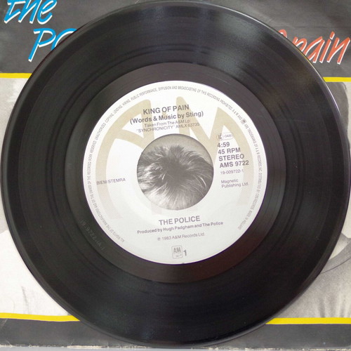 The Police King of Pain 7'' vinyl record used, rock