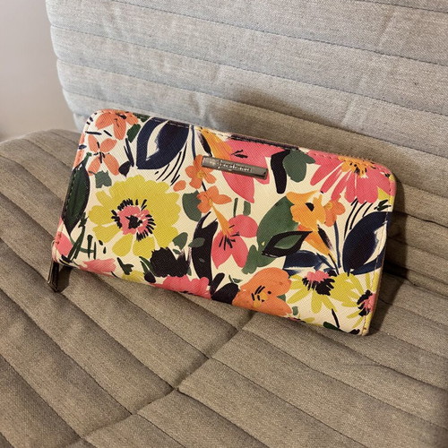 Stradivarius Women's Wallet with Floral Pattern like new, multicolor