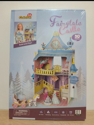 Fairytale Castle 3D puzzle new with LED lights and crystal stickers