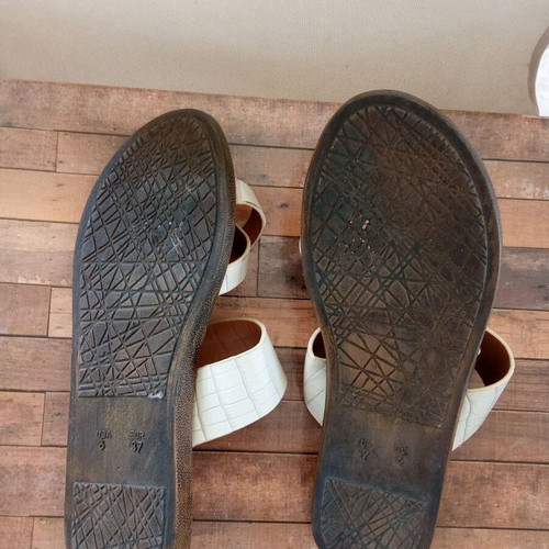 Smart sandals used, white, size 37