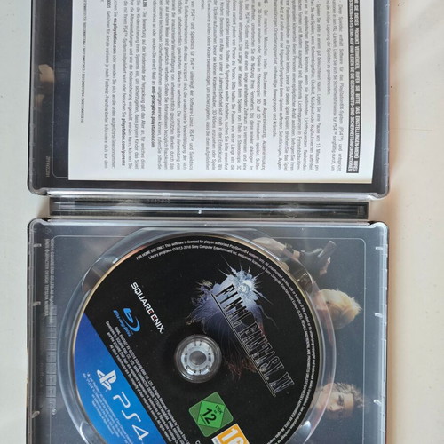 Final Fantasy XV Steelbook Special Edition PS4 game