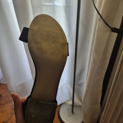 Jenny Fairy black sandals size 41 like new, 5cm heel